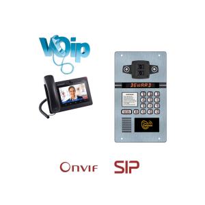 Buy cheap ONVIF Apartment Video Intercom Vandal Proof Apartment Intercom System product