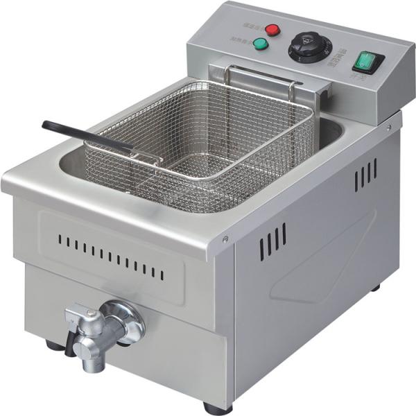Quality 10L SUS201 Tabletop Commercial Table Top Deep Fryer For Fish Meat for sale