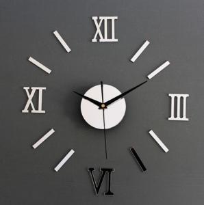 Buy cheap DIY 3D Roman Numbers Mirror Style Multi-Color Wall Clock Home Decor Mirror Wall Sticker product