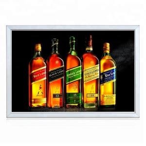 China Waterproof Aluminum Profile Slim LED Light Box Sign Snap Frame 18mm Thickness on sale