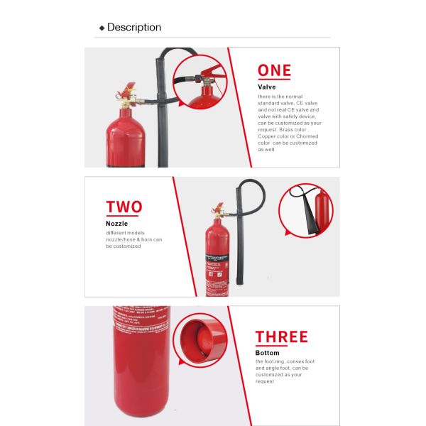 Co2 Fire Extinguisher (Stored Pressure) Marine fire extinguisher