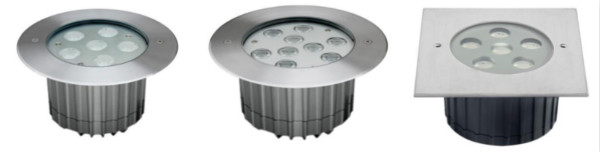 173mm Diameter LED Underground Light With RGB Color / LED Well Light