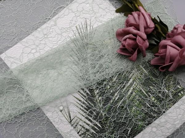 Quality 100% Polyester Corded Lace Fabric Customized Color Embroidered Fabric for sale