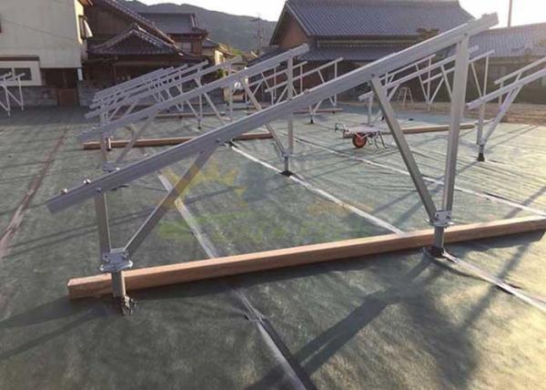 Quality Large Scale Projects Solar Pv Mounting Structure 0.15m Ground Clearance for sale