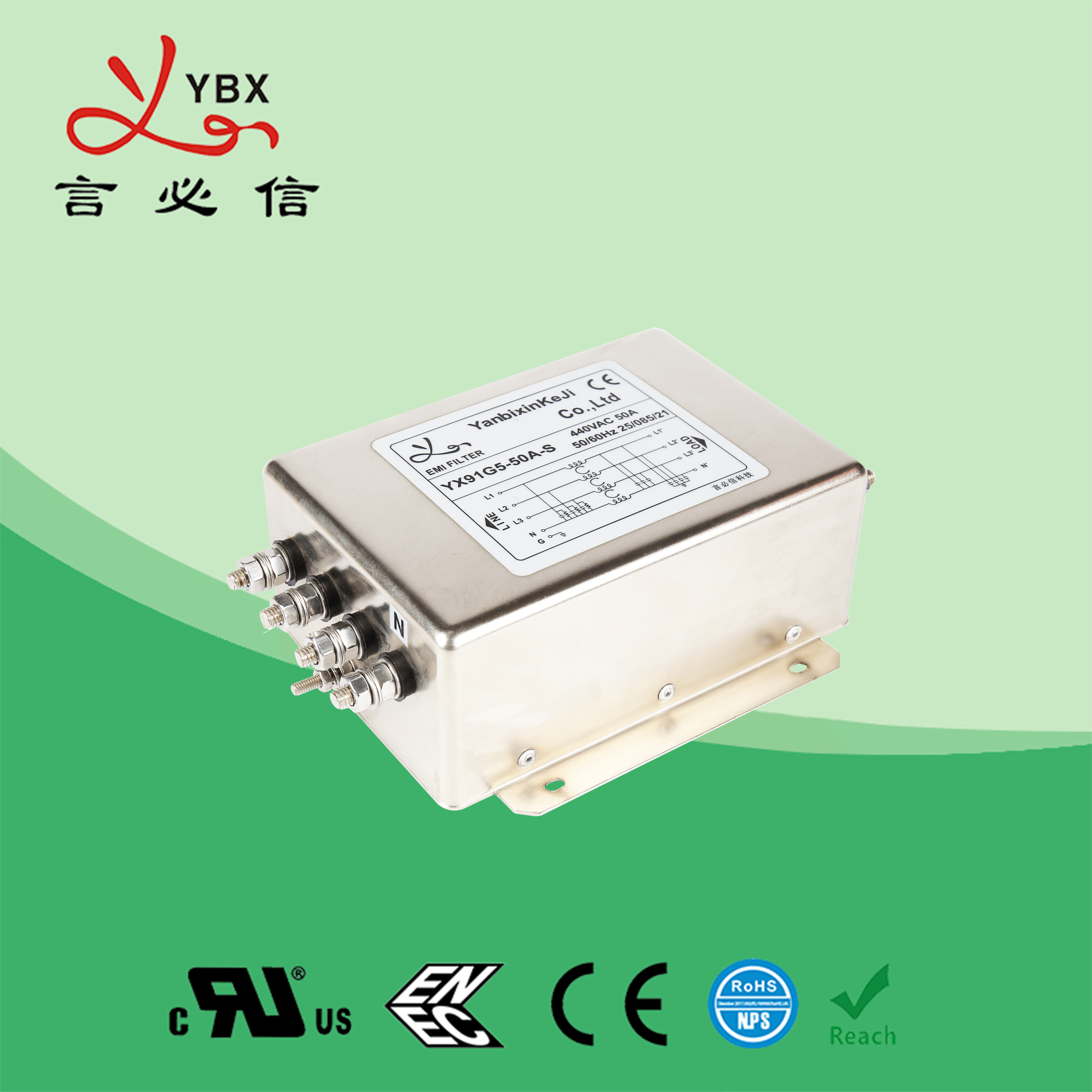 Dual Fuse 220V 10A IEC Inlet Filter Power Entry Module Filter For Audio Equipment
