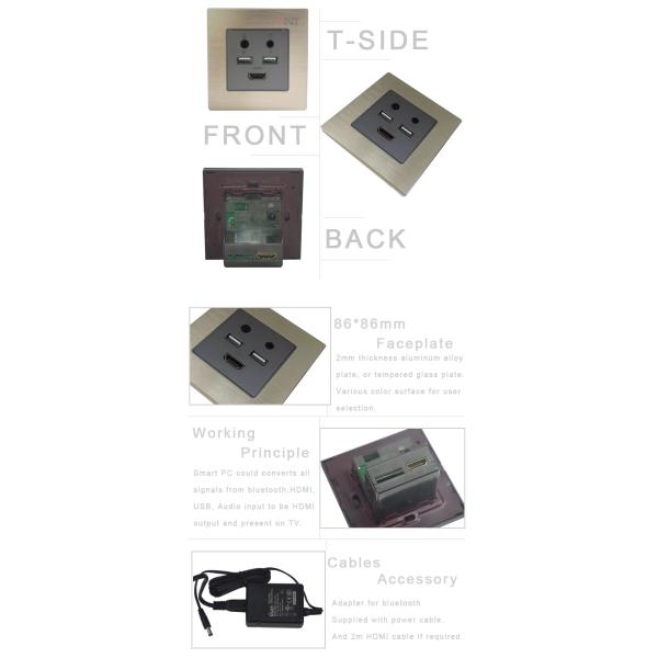 BNT One Cable Connection Intelligent Mediahub For Hotel Room