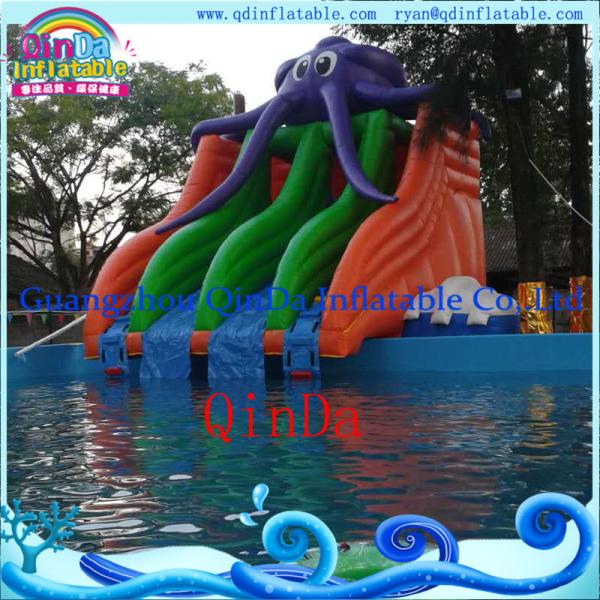 Quality New Inflatable Water Slide for Water Park  PVC Inflatable Slide for Pool, Water Park Used for sale