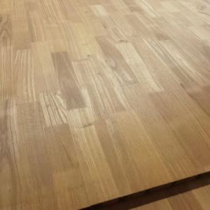 Customized 1220x2440mm Carbonized Solid Wood Panel Rubber Finger Joint Hardwood