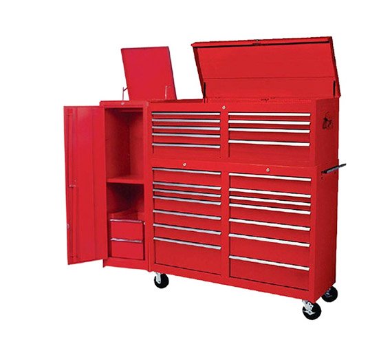Tool Storage Cabinet Mechanic Workbench with Large Tool Box and Customized Support