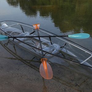Lightweight Lake Transparent Canoe With Balanced Outrigger SGS Certification