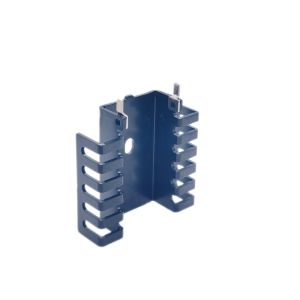 Custom Black Anodized Board Level Stamped Extrusion Aluminum Heatsink PCB1046