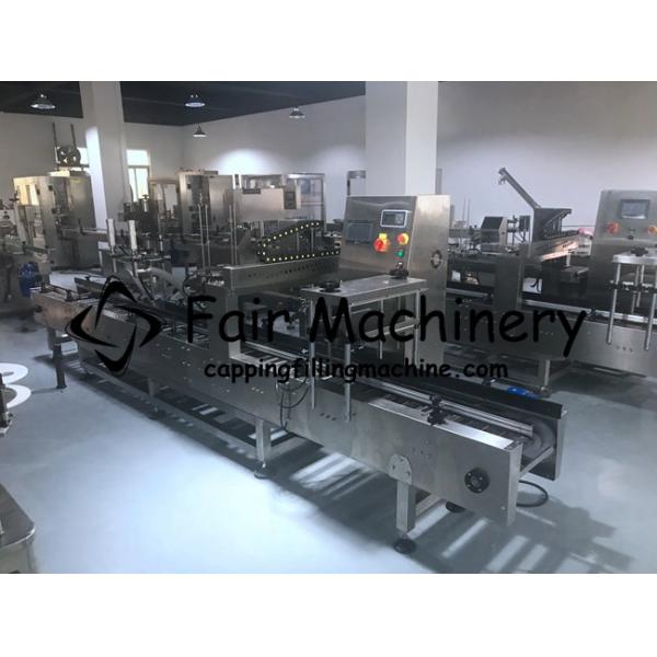 6B/Min 3.8KW Jar Filling And Capping Machine Syrup Sealing PLC