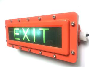 atex explosion proof exit sign emergency lighting led light for hazardous location or hazardous environment