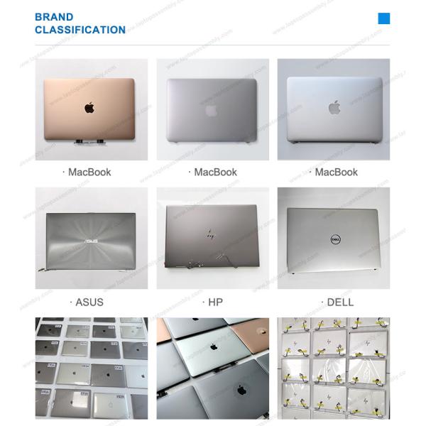 Laptop Lcd Display Screen Digitizer Full Assembly for Macbook Pro 2016 2017 13 15 16 Inch A1706 A1708 Lcd Screen Replacement