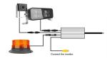 1W Ai Bsd Camera Power 10-60V DC Forklift Zone Safety Light with Camera Camera