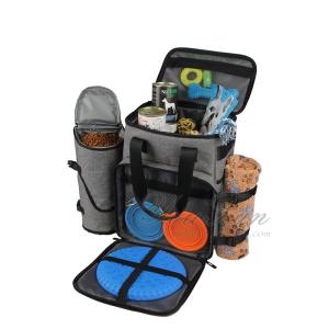 Premium Dog Travel Tote Bag , Water Resistant Pet Supplies Handbag