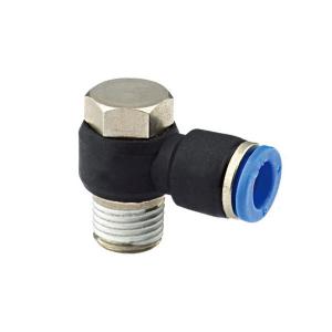 China PH outer hexagon one touch Male conntector black colour R thread , Air Fitting on sale