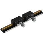 X Axis Manual Linear Stage , Dovetail Slide Bearing Rack And Pinion Slide Table