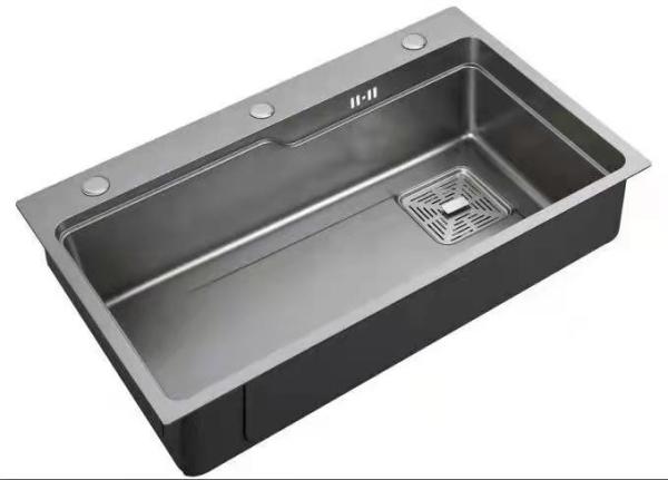 Quality Rectangular Stylish 100% Handmade Stainless Steel Sink Topmount for sale