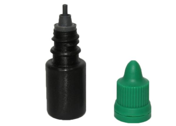 Quality Permanent Cosmetic Ink Liquid Injection Blow Molding 12ml / 10ml LDPE Dropper Bottles for sale