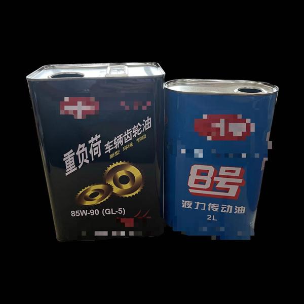 Stackable Cylindrical Rust Resistant Metal Lubricating Oil Bucket Storage