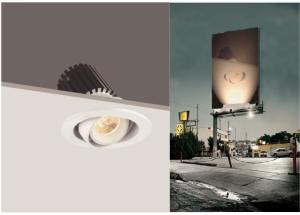 7W Adjustable LED Recessed Downlight With CITIZEN COB Chip For Hotel Project R3B0103