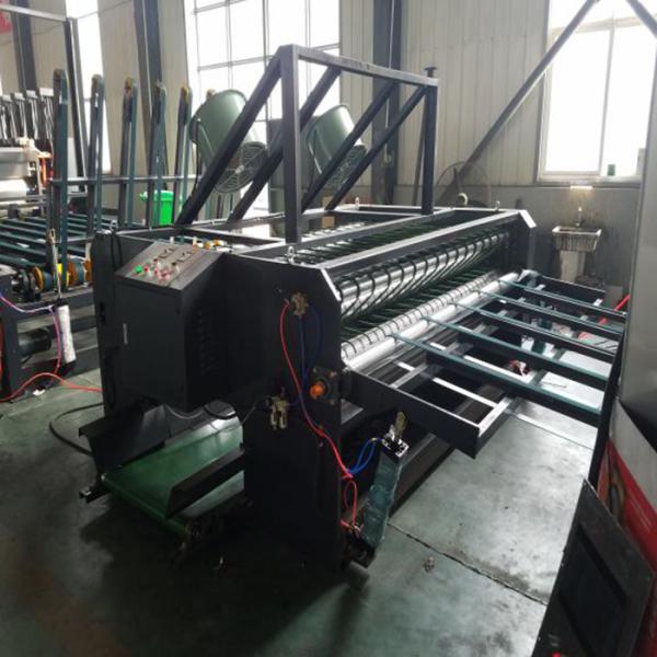 Flexo Printing Slotting Die Cutting Machine Drying With Water Base Oil Machine