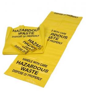 Buy cheap HDPE / LDPE Yellow Autoclavable Biohazard Bag Disposable For Medical Waste product