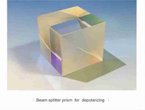 China Large Receiving Angle Optical Beam Splitter Cubes Low Power Beam For Depolarizing on sale