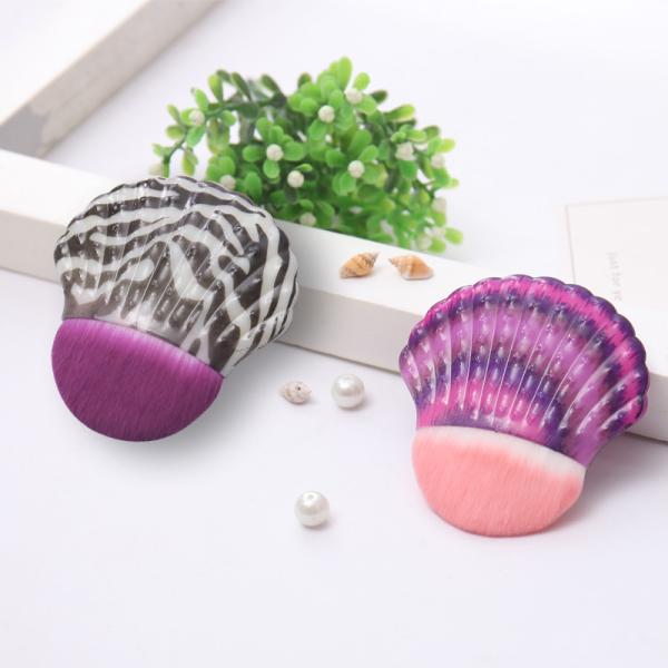 4pc Logo Printed Butterfly Bag Foundation Makeup Brush Set