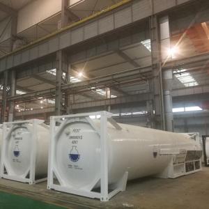 China 20ft 40ft T75 Liquid Oxygen ISO Container Length 6058mm on sale