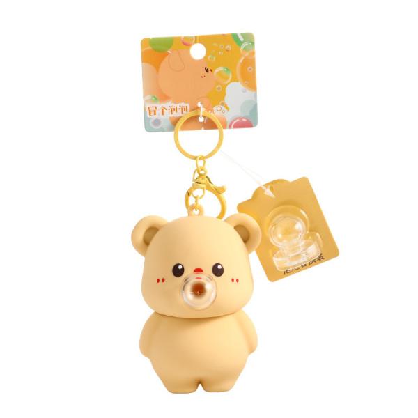 Soft Silicone Cartoon Keychain Perfect Accessory for Women's Wristlets