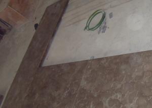 Grey Marble Stone Countertops , Marble Bathroom Countertops Custom Color