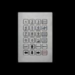 Access Control Use 24 Key Keyboard Stainless Steel Material With Usb Interface