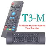Air Mouse Voice Remote T3M with IR Learning Remote IR Copy Function for Smart TV