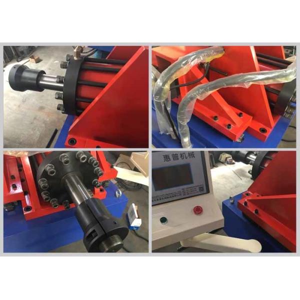 PLC Control Tube Forming Machine , Single Head Pipe Forming Machine