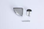 Zinc Alloy Practical Glass Shelf Clips Rustproof Multi Function