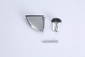 Zinc Alloy Practical Glass Shelf Clips Rustproof Multi Function