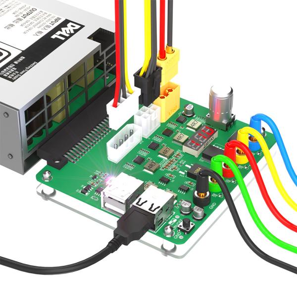 Adjustable Breakout Board PSU Server Power Supply USB 2.0 QC 2.0
