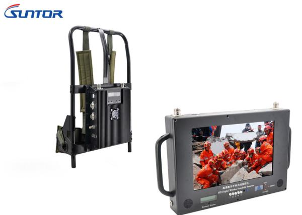 Quality Portable NLOS H.264 COFDM Transmitter Two Way Voice Intercom AES256 Encrypted Digital Channel for sale