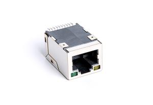 Buy cheap LATCH Up SMT 10 100 Shielded Rj45 Jack Tab Up DIP Mounting TM811BD2AAB016007 product