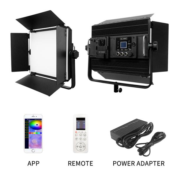 120W RGBW with effects 1600pcs leds photographic lighting for film shooting LED Soft Panel Light