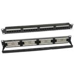 UTP 24 Port CAT6 Patch Panel 1U Keystone Patch Panel Blank RJ45