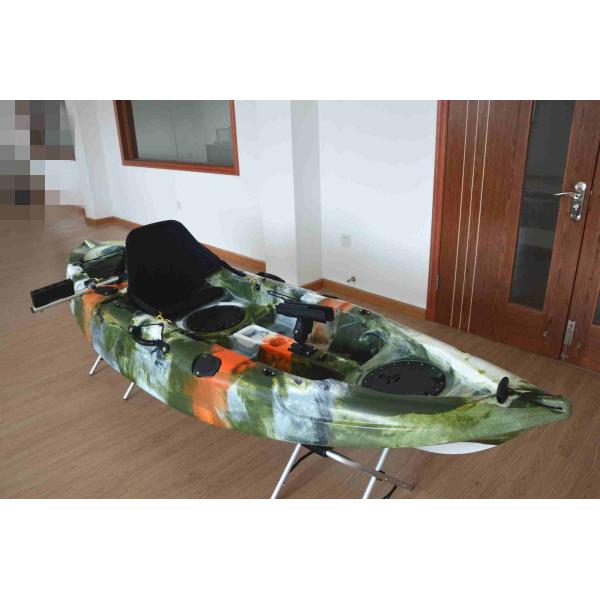 Plastic Open Top Sea Kayak Motor Drived Customized Color Well - Suited Space