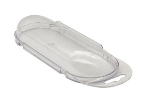 China Transparent Plastic 16.5cm Custom Logo Sunglasses Case on sale