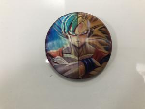 China 5.8*5.8cm PET 3D Lenticular Anime Button Badge For Bag on sale