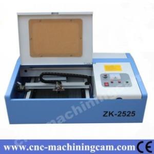 China Stamp mini cnc laser machine ZK-2525-40W(250*250mm) on sale