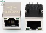 Brass Shielded RJ45 100Base T Single Port Built - In LED For Ethernet Router