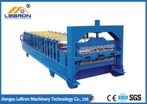 Buy cheap High Efficiency Double Layer Roll Forming Machine , IBR Sheet Roll Forming Machine product