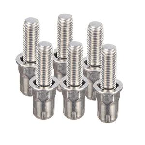 China Flat Head Half Hexagonal Blind Rivet Stud UNC M8 For Automotive Industry on sale